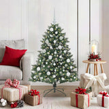 Vidaxl kunstkerstboom met 150 led groen 120 cm pvc en plastic en staal