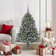 Vidaxl kunstkerstboom groen 120 cm pvc en plastic en staal