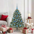 Vidaxl kunstkerstboom groen 120 cm pvc en plastic en staal