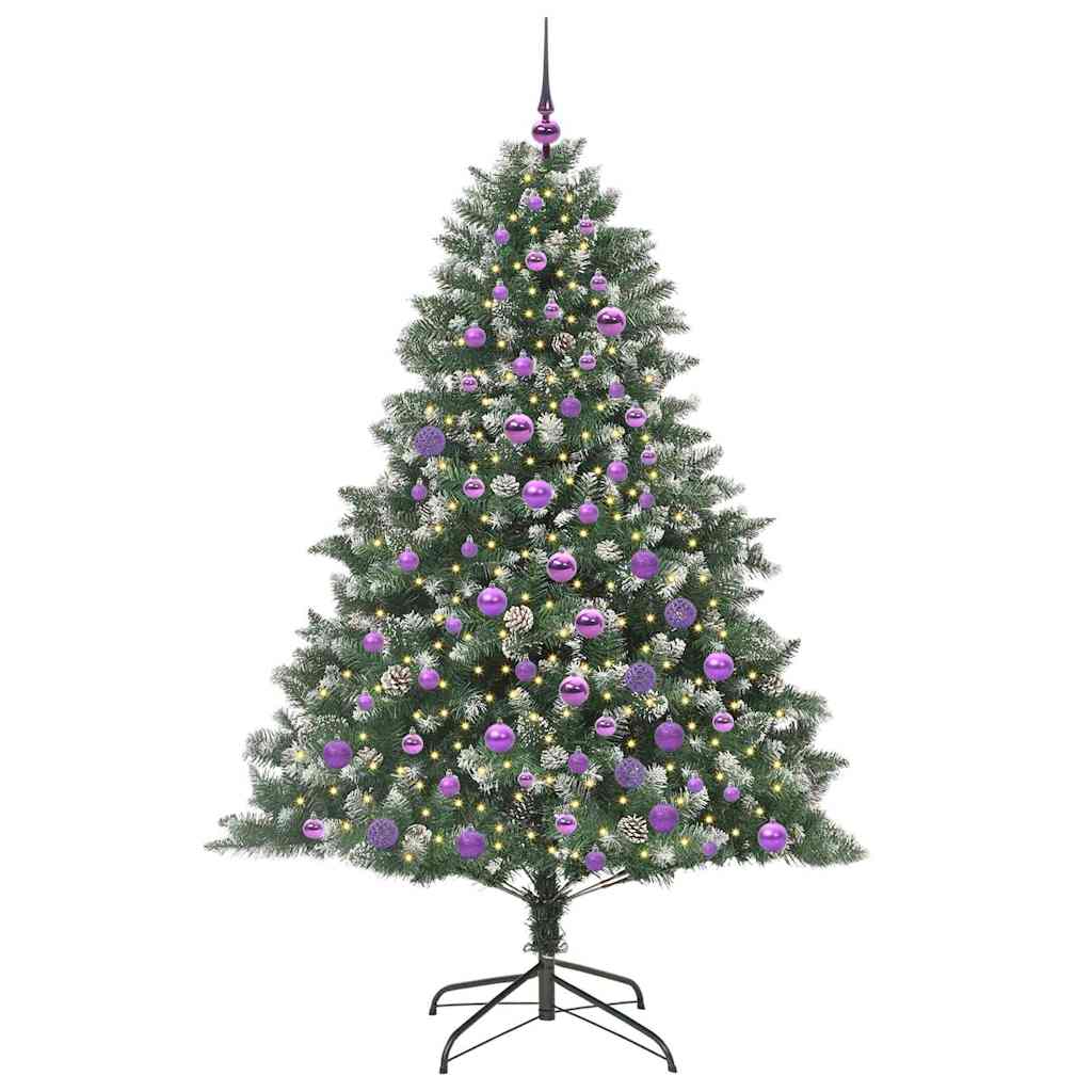 Vidaxl kunstkerstboom groen 180 cm pvc en plastic en staal
