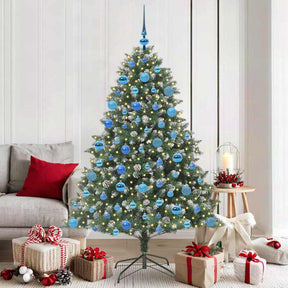 Vidaxl kunstkerstboom groen 180 cm pvc en plastic en staal
