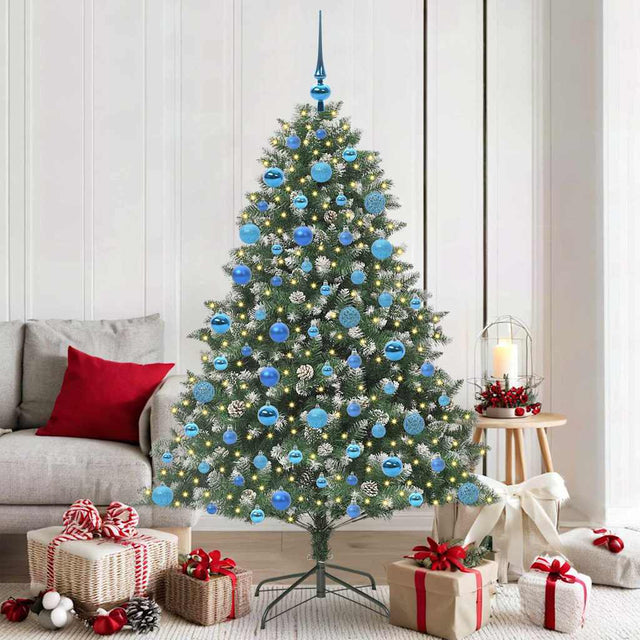 Vidaxl kunstkerstboom groen 180 cm pvc en plastic en staal