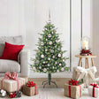 Vidaxl artificial pre-lit kerstboom met ballenset groen 120 cm