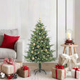 Vidaxl artificial pre-lit kerstboom met ballenset groen 120 cm