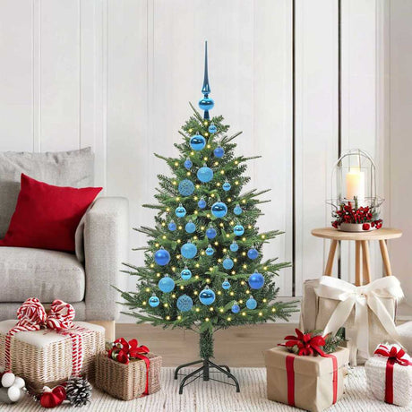 Vidaxl artificial pre-lit kerstboom met ballenset groen 120 cm