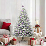 Vidaxl artificial pre-lit kerstboom met ballenset groen 150 cm