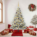Vidaxl artificial pre-lit kerstboom met ballenset 300 led's warmwit
