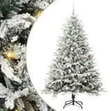 Vidaxl artificial pre-lit kerstboom met ballenset groen 180 cm