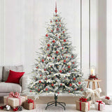 Vidaxl artificial pre-lit kerstboom met ballenset groen 240 cm