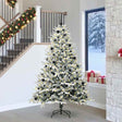 Vidaxl artificial pre-lit kerstboom met ballenset groen 240 cm