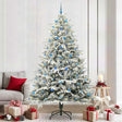Vidaxl artificial pre-lit kerstboom met ballenset groen 240 cm