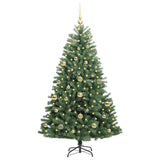 Vidaxl kunstmatige inklapbare kerstboom groen 150 cm pvc en metaal