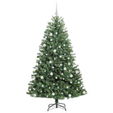 Vidaxl kunstmatige inklapbare kerstboom groen 180 cm pvc en metaal
