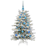 Vidaxl kunstmatige inklapbare kerstboom wit 120 cm pe en pvc