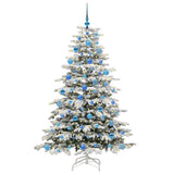 Vidaxl kunstmatige inklapbare kerstboom wit 180 cm pe en pvc