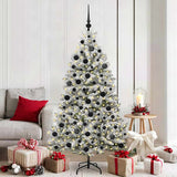 Vidaxl kunstkerstboom 180 cm 300 led's warmwit pvc en staal