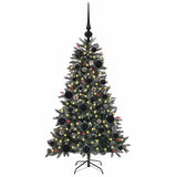 Vidaxl kunstkerstboom met 150 led groen 120 cm pvc en plastic en staal
