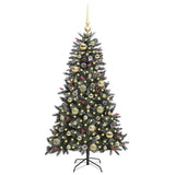Vidaxl kunstkerstboom met 150 led groen 120 cm pvc en plastic en staal