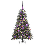 Vidaxl kunstkerstboom met 150 led groen 120 cm pvc en plastic en staal