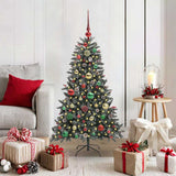 Vidaxl kunstkerstboom met 150 led groen 120 cm pvc en plastic en staal