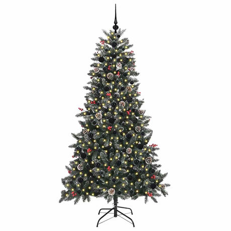 Vidaxl kunstkerstboom met 300 led groen 180 cm pvc en plastic en staal