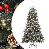 Vidaxl kunstkerstboom met 300 led groen 180 cm pvc en plastic en staal