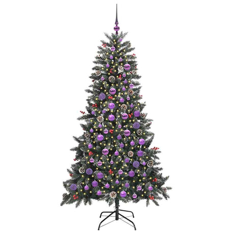 Vidaxl kunstkerstboom groen 180 cm pvc en plastic en staal