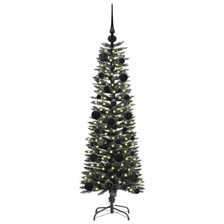 Vidaxl kunstkerstboom met 150 led groen 120 cm pvc en plastic en staal