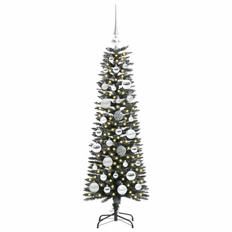 Vidaxl kunstkerstboom met 150 led groen 120 cm pvc en plastic en staal