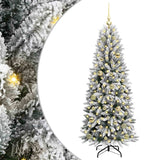 Vidaxl kunstkerstboom wit 150 cm pvc en plastic en staal en pe