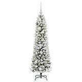 Vidaxl kunstkerstboom met 150 led wit 120 cm pvc en metaal en plastic