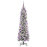 Vidaxl kunstkerstboom met 300 led wit 180 cm pvc en metaal en plastic