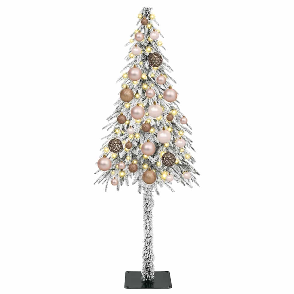 Vidaxl kerstboom met 150 led met standaard wit 120 cm pe en staal