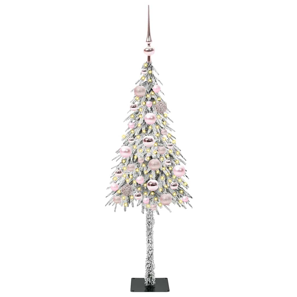 Vidaxl kerstboom met 150 led met standaard wit 120 cm pe en staal