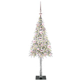 Vidaxl kerstboom met 150 led met standaard wit 120 cm pe en staal
