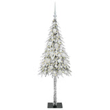 Vidaxl kerstboom met 150 led met standaard wit 120 cm pe en staal