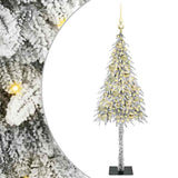 Vidaxl kerstboom met 150 led met standaard wit 120 cm pe en staal