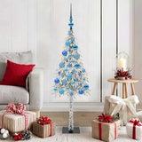 Vidaxl kerstboom met 150 led met standaard wit 120 cm pe en staal