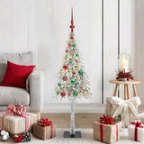 Vidaxl kerstboom met 150 led met standaard wit 120 cm pe en staal