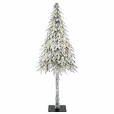 Vidaxl kerstboom wit 150 cm pe en staal