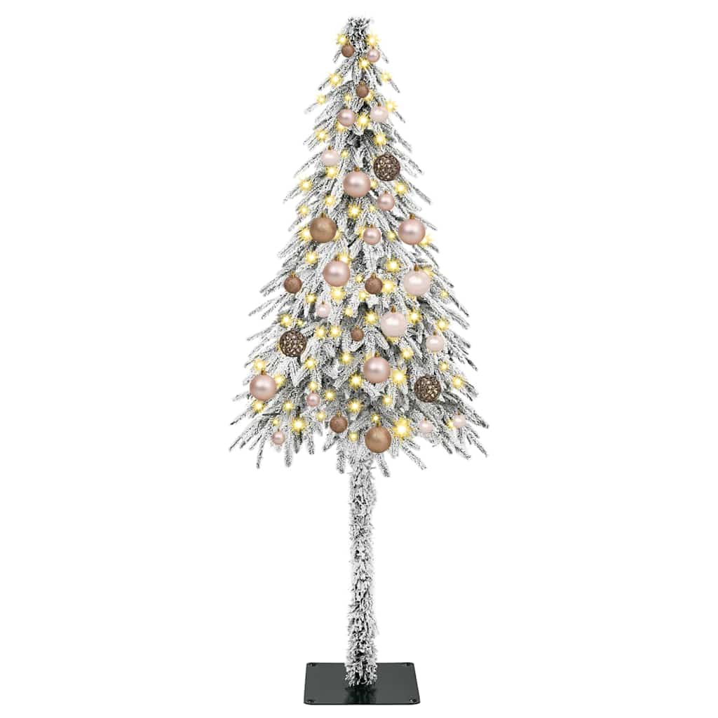 Vidaxl kerstboom met 150 led met standaard wit 150 cm pe en staal