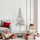 Vidaxl kerstboom met 150 led met standaard wit 150 cm pe en staal