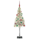 Vidaxl kerstboom met 150 led met standaard wit 150 cm pe en staal