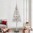 Vidaxl kerstboom met 300 led met standaard wit 180 cm pe en staal