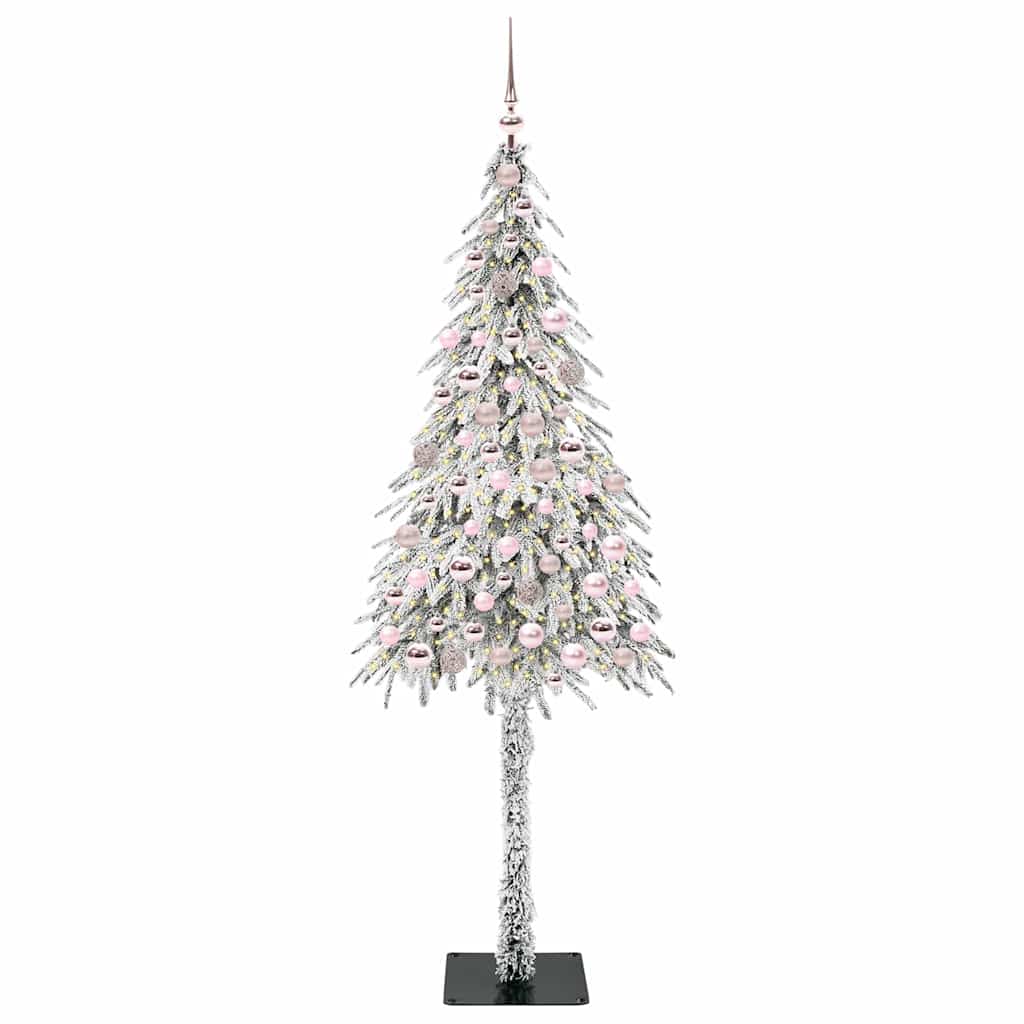 Vidaxl kerstboom met 300 led met standaard wit 180 cm pe en staal