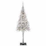 Vidaxl kerstboom met 300 led met standaard wit 180 cm pe en staal