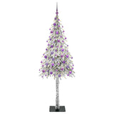 Vidaxl kerstboom met 300 led met standaard wit 180 cm pe en staal
