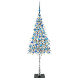 Vidaxl kerstboom met 300 led met standaard wit 180 cm pe en staal