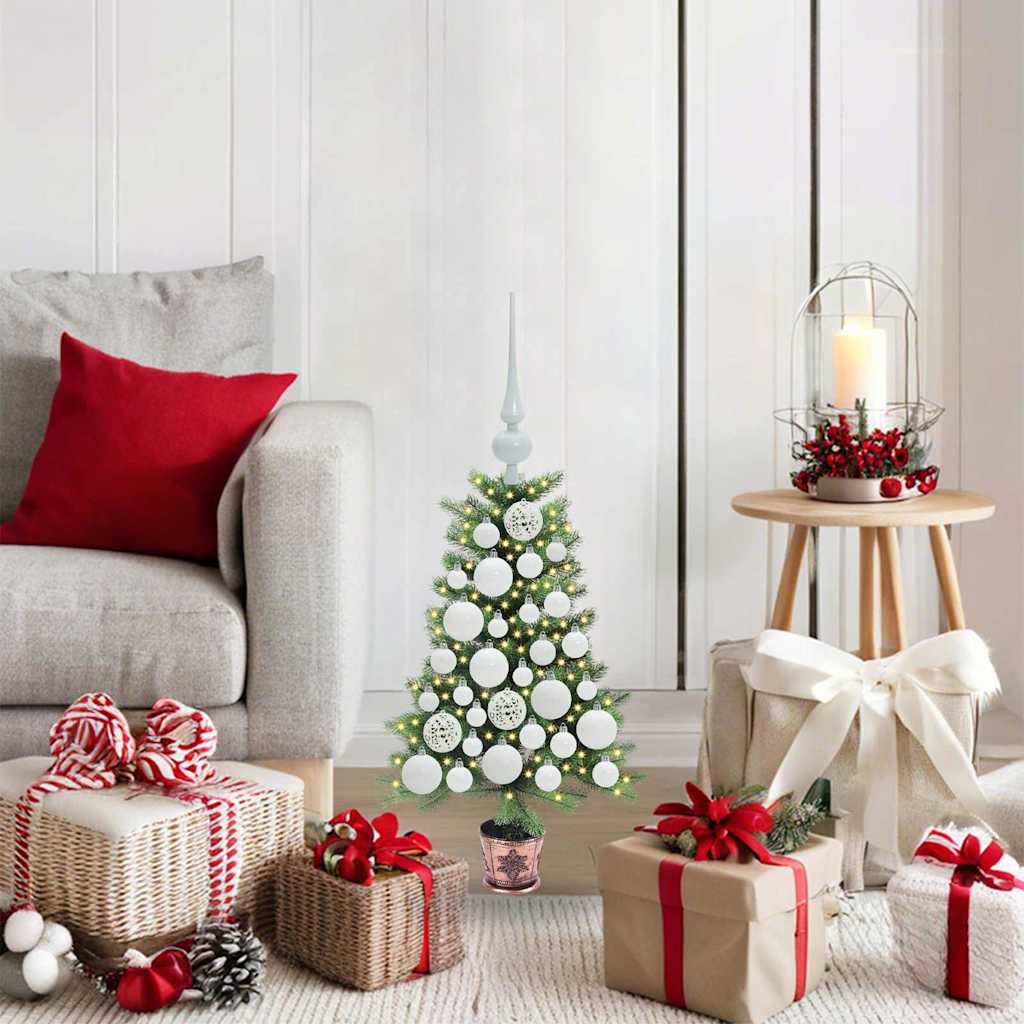Vidaxl kerstboom met 150 led met standaard groen 65 cm pe