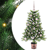 Vidaxl kerstboom met 150 led met standaard groen 90 cm pe
